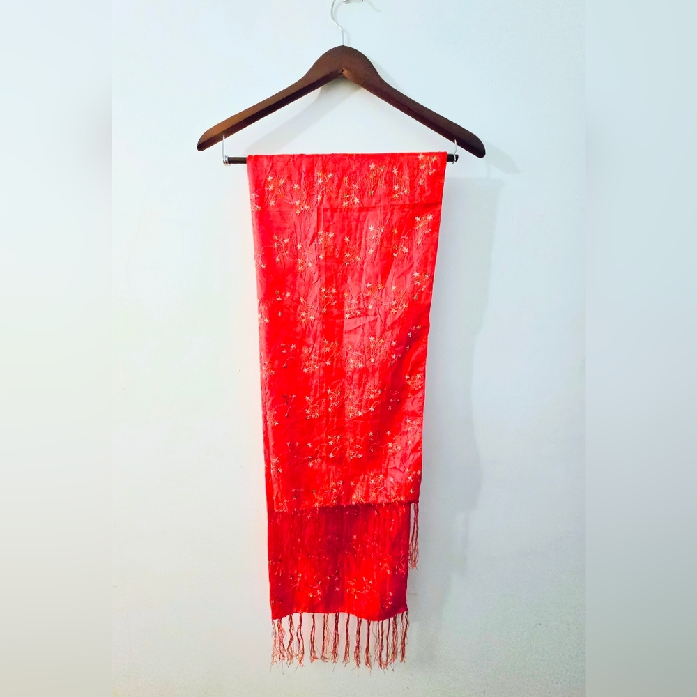 Silky scarf